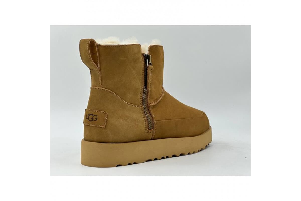 UGG Classic Zip Mini Suede Boot Коричневый — фото 4