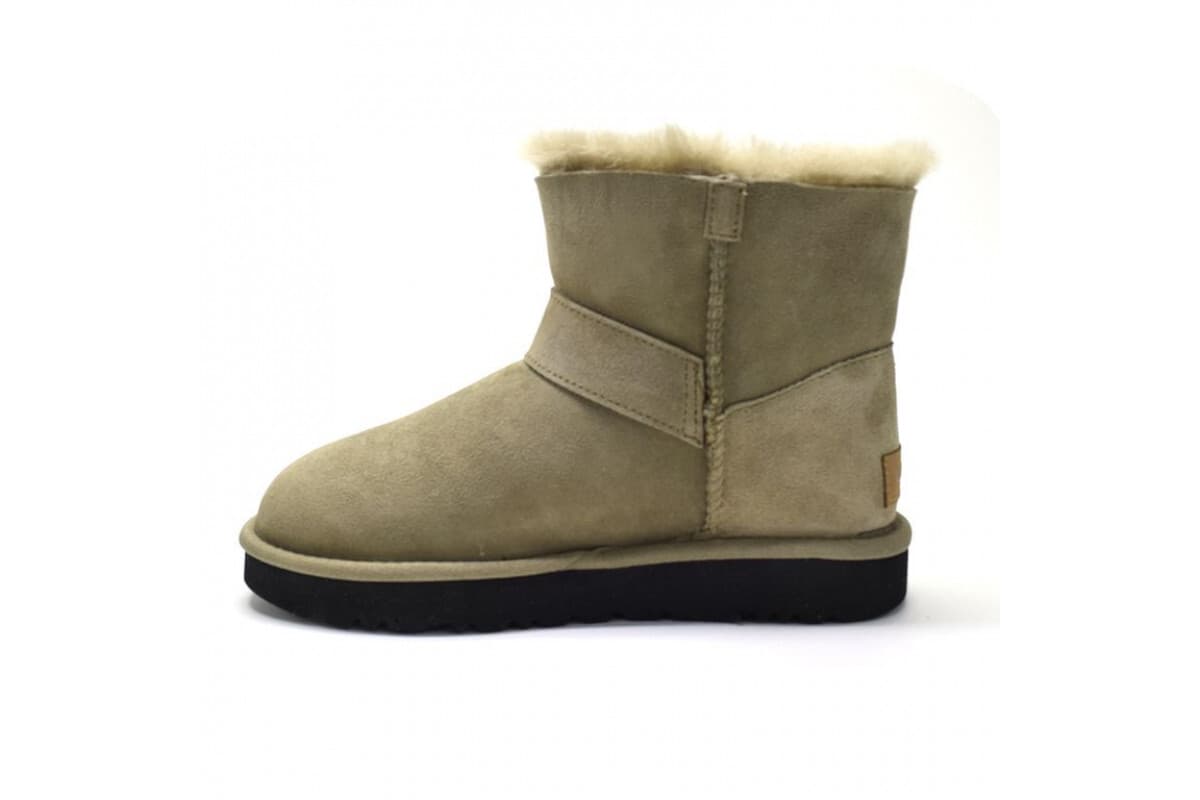UGG Mini Bailey Graphic Logo Хаки — фото 5