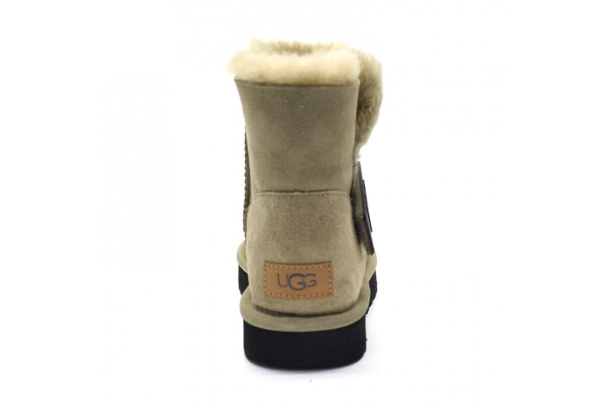 UGG Mini Bailey Graphic Logo Хаки — фото 4