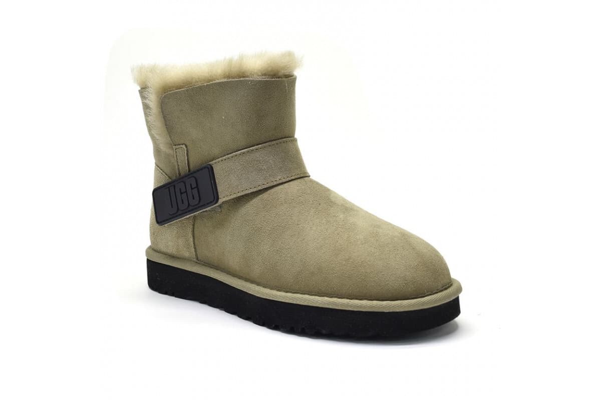 UGG Mini Bailey Graphic Logo Хаки — фото 2