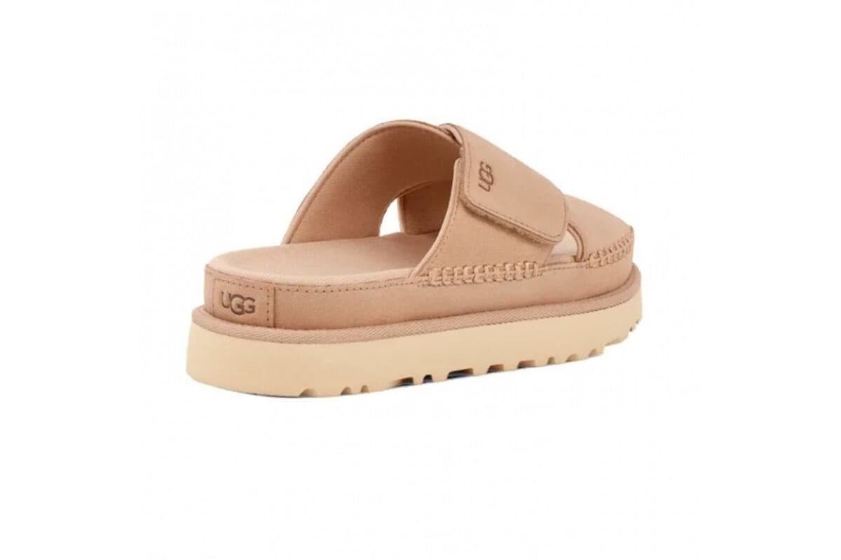 UGG Goldenstar Cross Slide Коричневый — фото 3