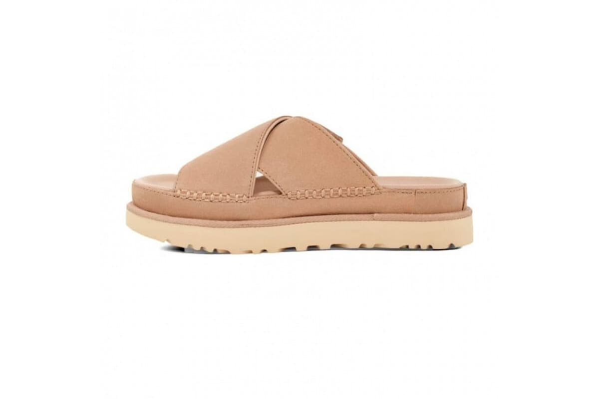 UGG Goldenstar Cross Slide Коричневый — фото 2