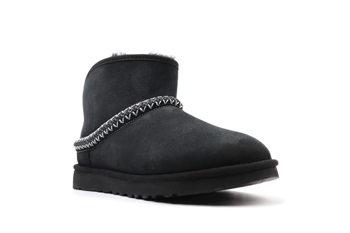 UGG Classic Mini Cresent Чёрный — фото 5