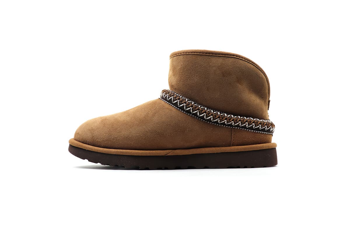 UGG Classic Mini Cresent Коричневый — фото 5