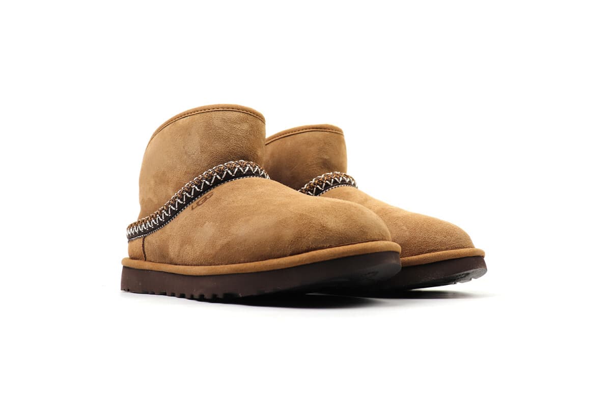 UGG Classic Mini Cresent Коричневый — фото 4