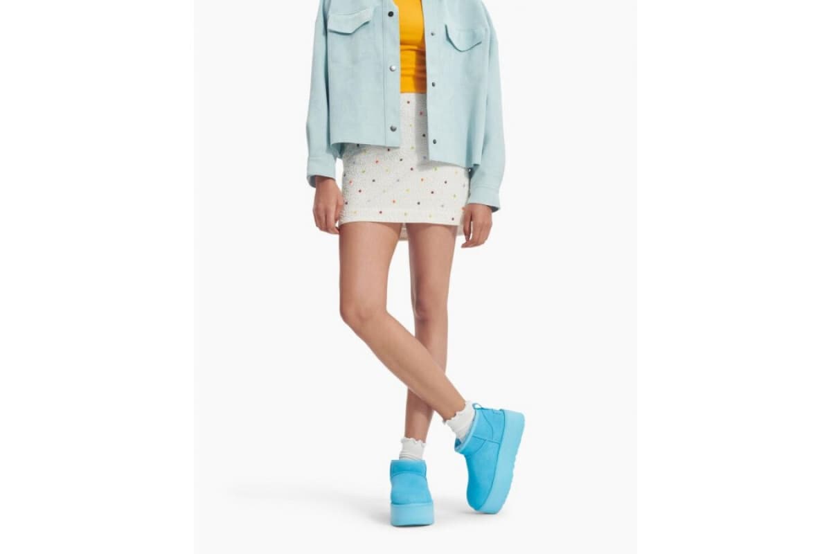 UGG Classic Ultra Mini Platform Голубой — фото 5