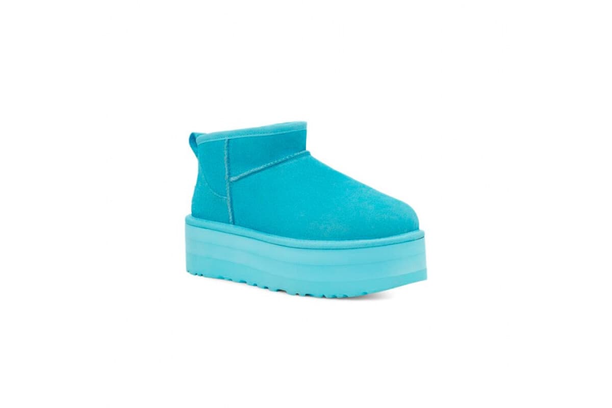 UGG Classic Ultra Mini Platform Голубой — фото 2