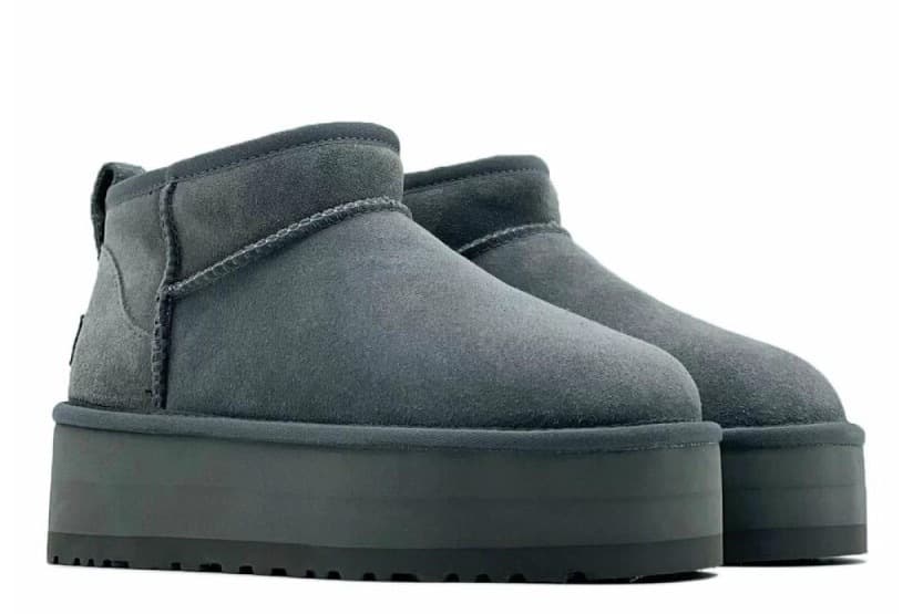 UGG Classic Ultra Mini Platform Серый — фото 1