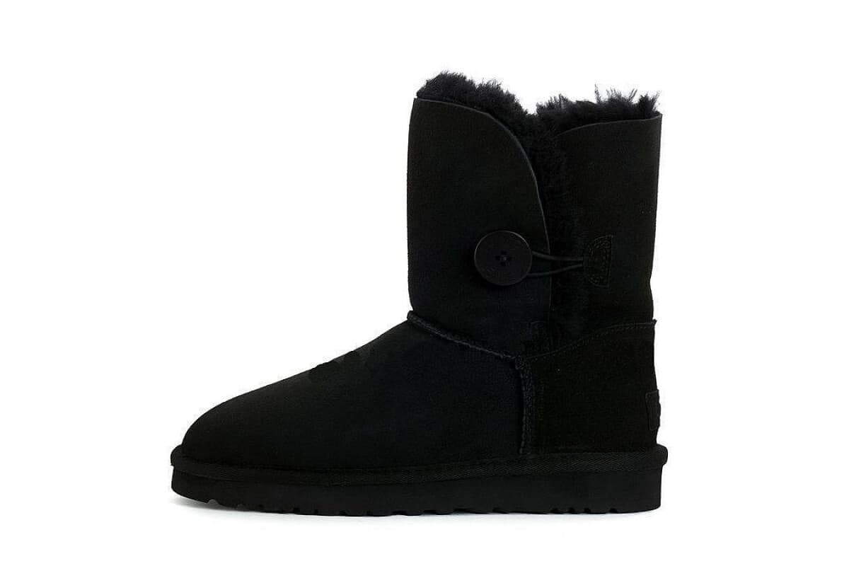 UGG Bailey Button II Чёрный — фото 2