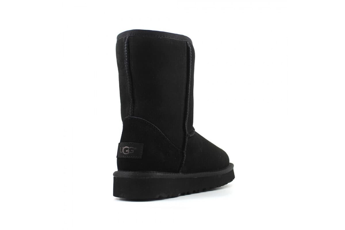 UGG Classic Short II Чёрный — фото 4
