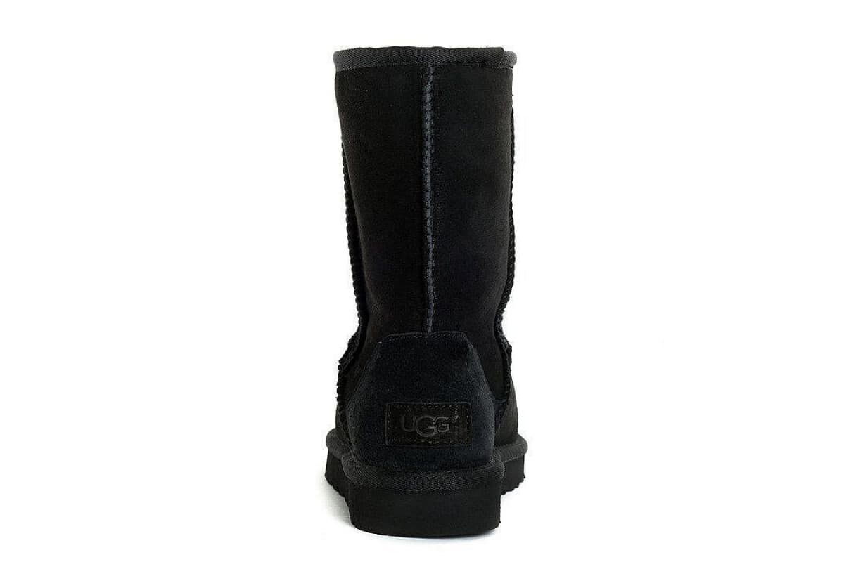 UGG Classic Short II Чёрный — фото 3