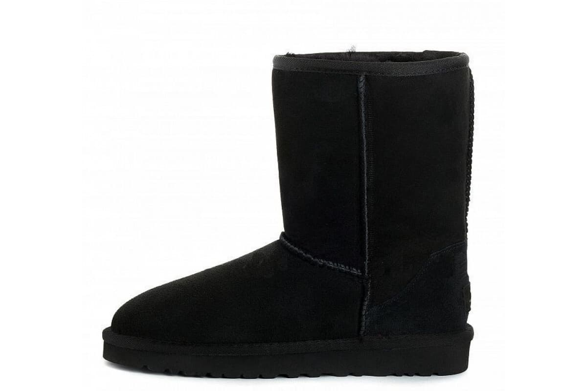 UGG Classic Short II Чёрный — фото 2