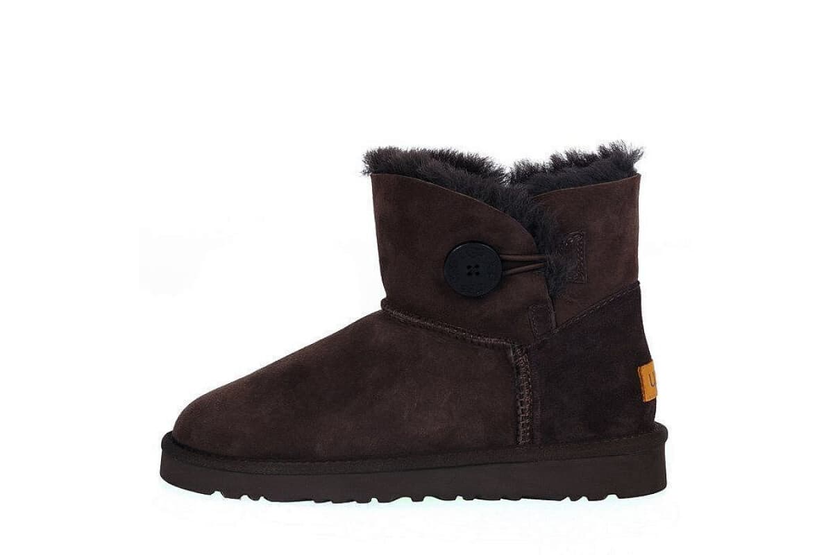 UGG Mini Bailey Button II Коричневый — фото 2