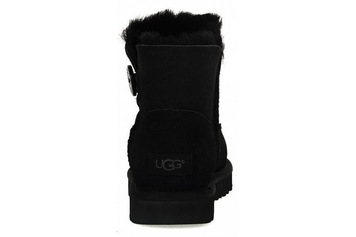 UGG Mini Bailey Button II Чёрный — фото 4