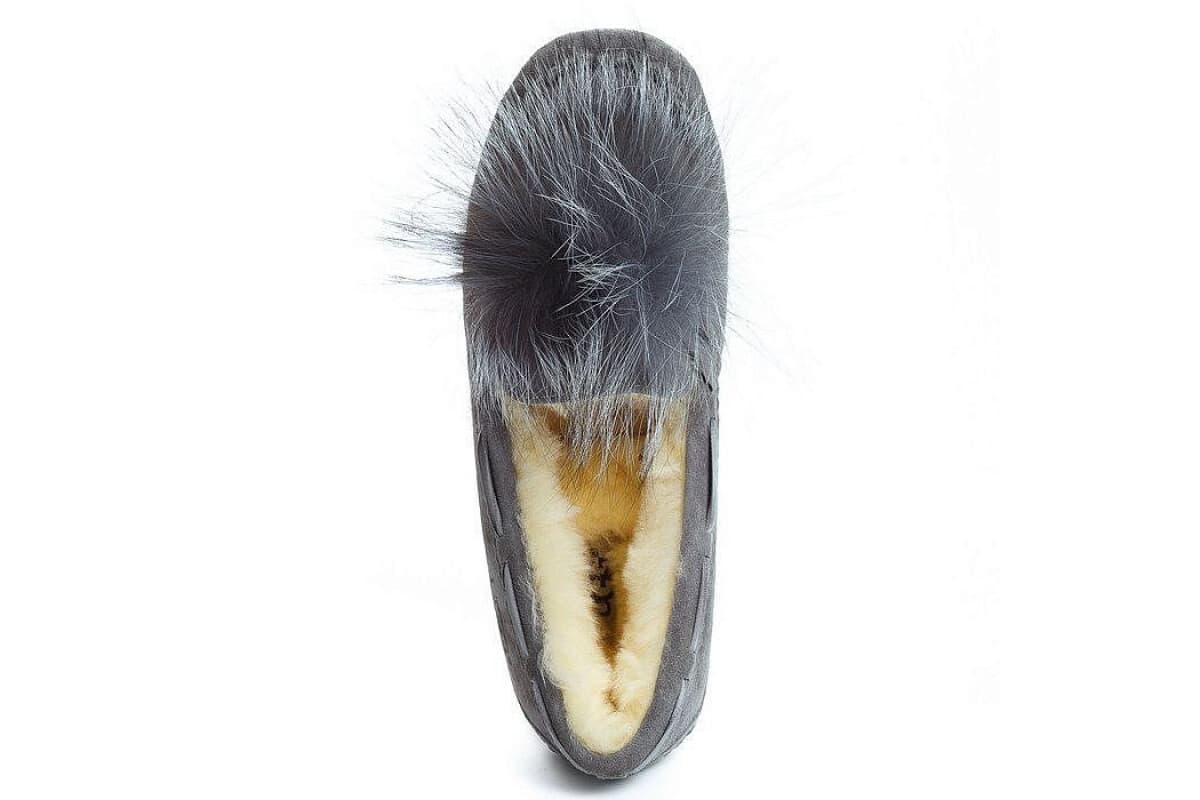 UGG Dakota Pom Pom Серый — фото 5