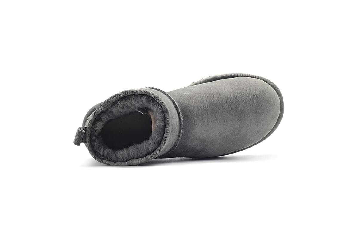 Угги Ugg Women's Classic Ultra Mini II Серый — фото 3