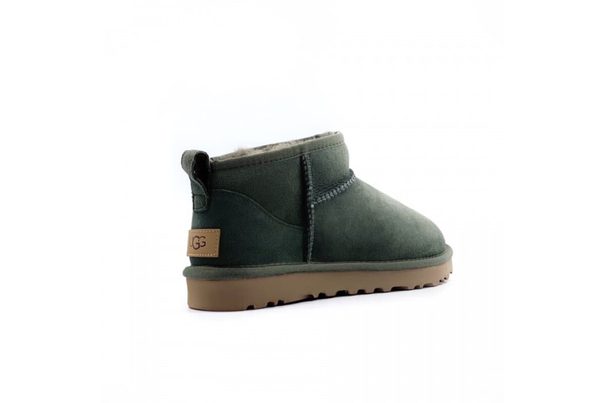 Угги Ugg Women's Classic Ultra Mini II Хаки — фото 3