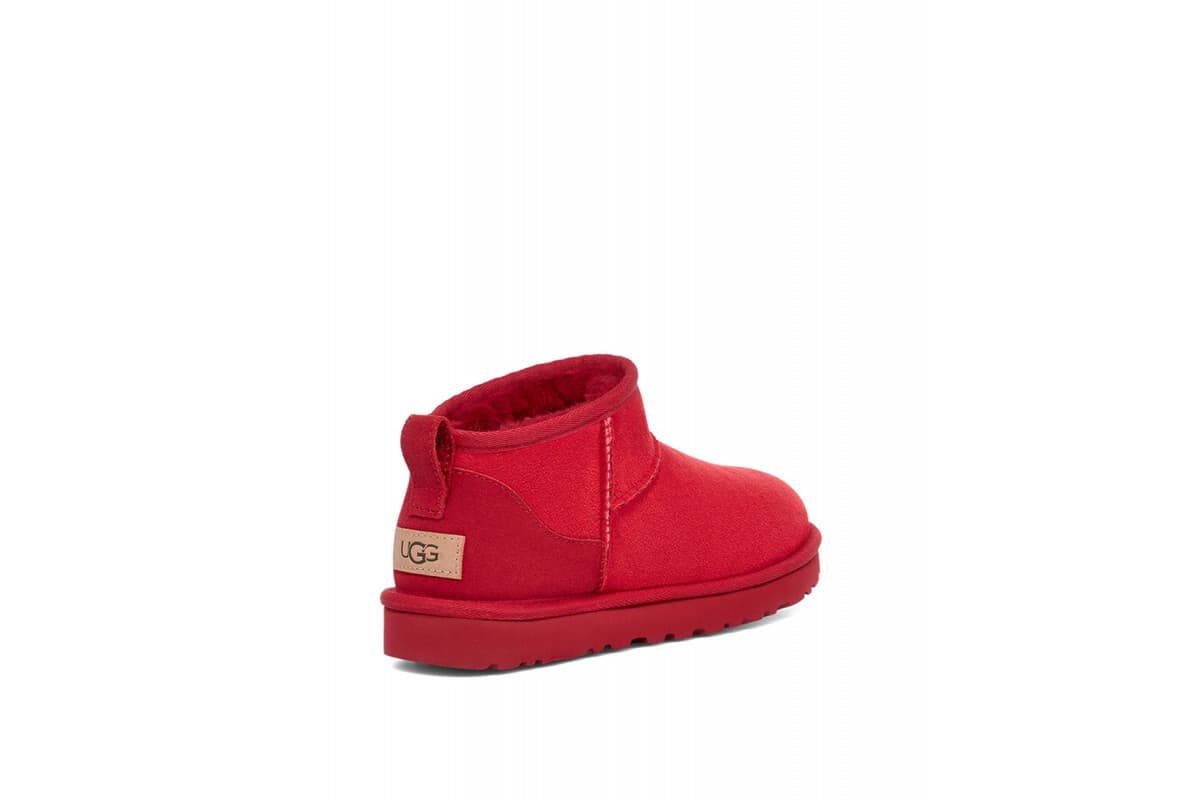Угги Ugg Women's Classic Ultra Mini II Красный — фото 4