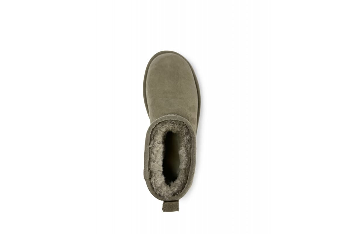 Угги Ugg Women's Classic Ultra Mini II Хаки — фото 5