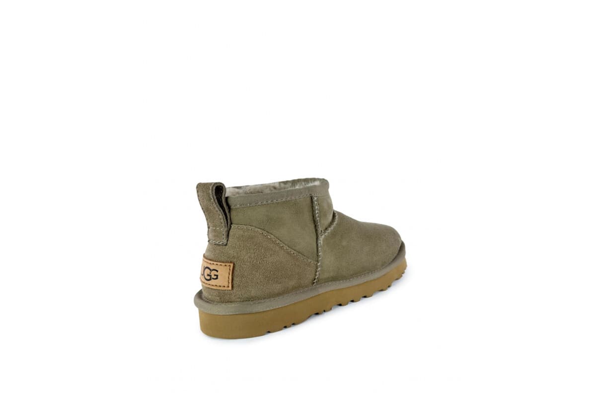 Угги Ugg Women's Classic Ultra Mini II Хаки — фото 4