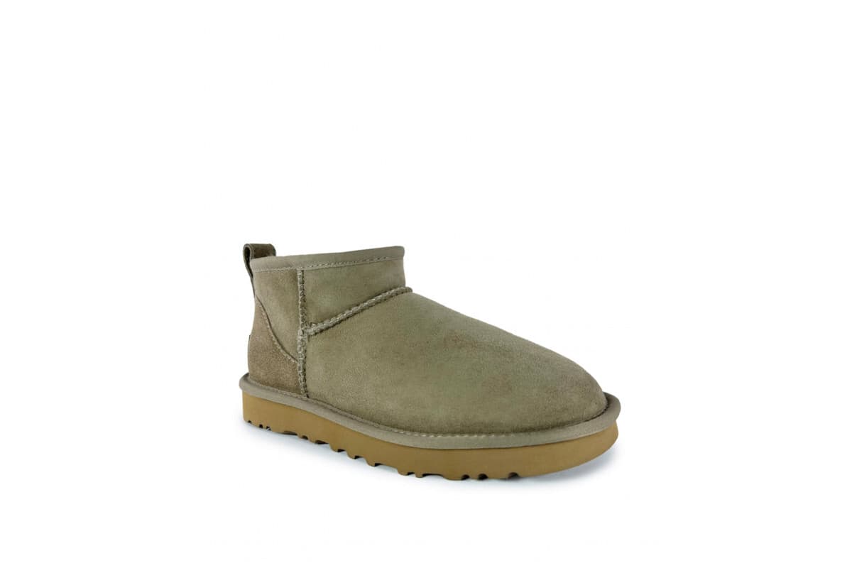 Угги Ugg Women's Classic Ultra Mini II Хаки — фото 2