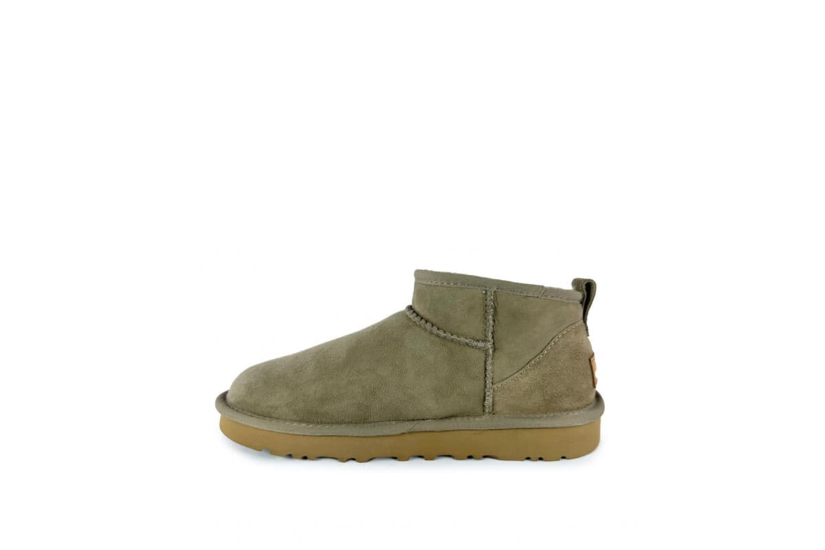 Угги Ugg Women's Classic Ultra Mini II Хаки — фото 3