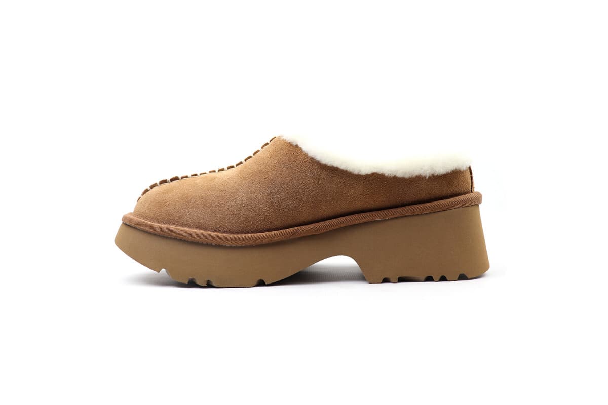 UGG New Heights Cozy Clog Коричневый — фото 4