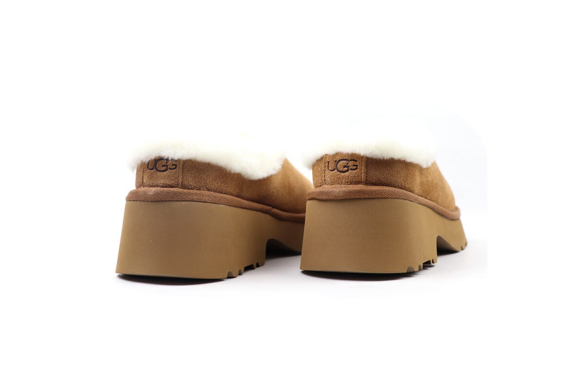 UGG New Heights Cozy Clog Коричневый — фото 5