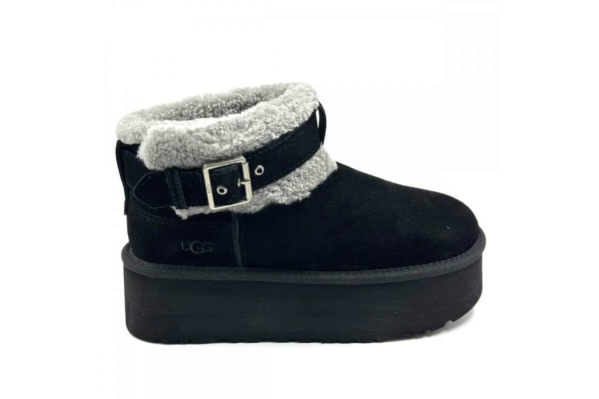 UGG Ultra Mini Belted Roller Чёрный — фото 1