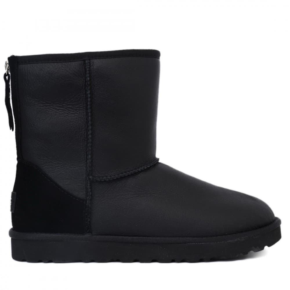 UGG Mens Classic Short Zip Чёрный — фото 1