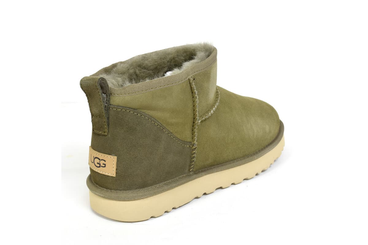 UGG Mens Classic Ultra Mini II Хаки — фото 3