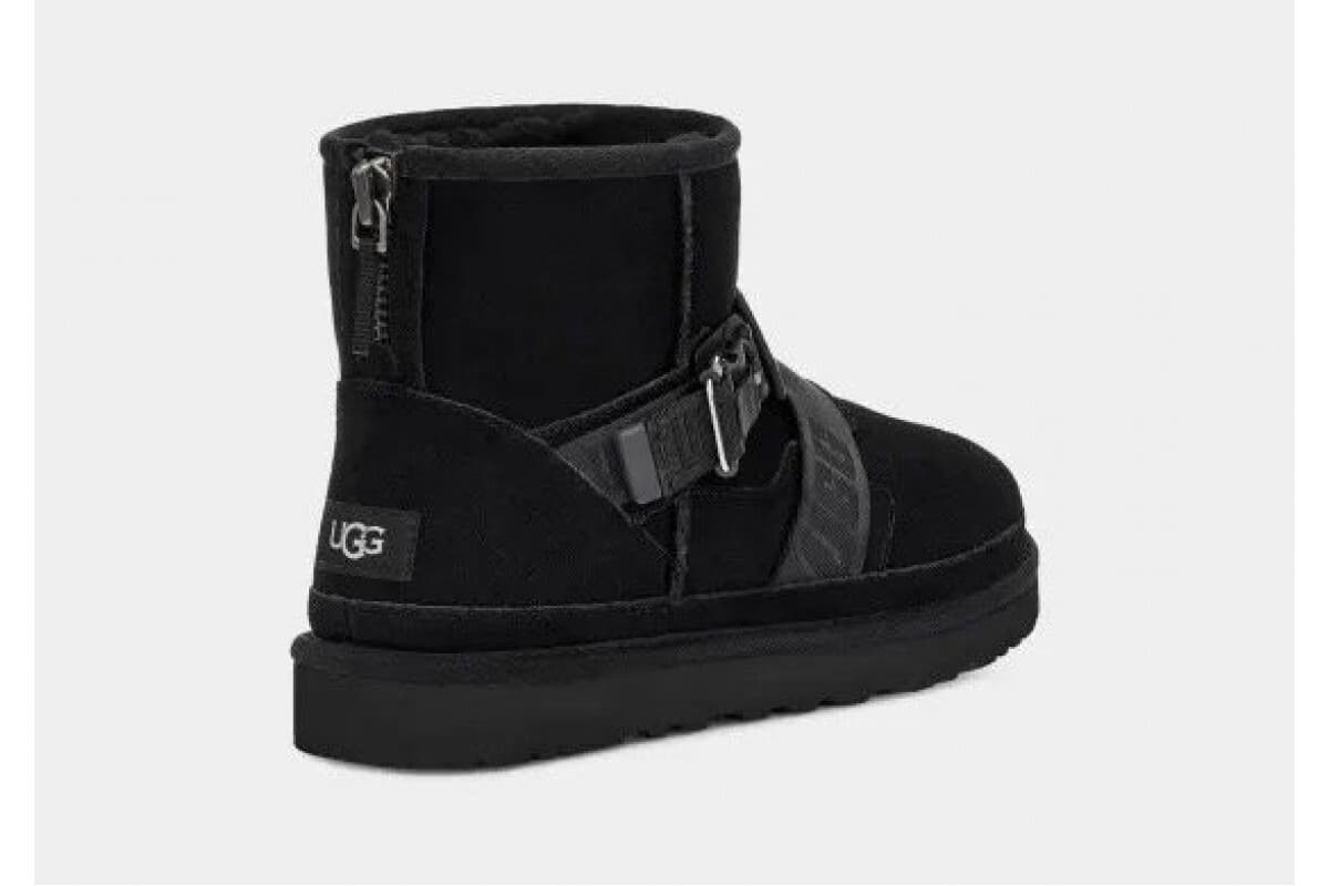 UGG Mens Classic Mini Quickclick Boot Чёрный — фото 2