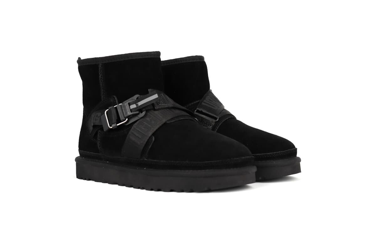 UGG Mens Classic Mini Quickclick Boot Чёрный — фото 1