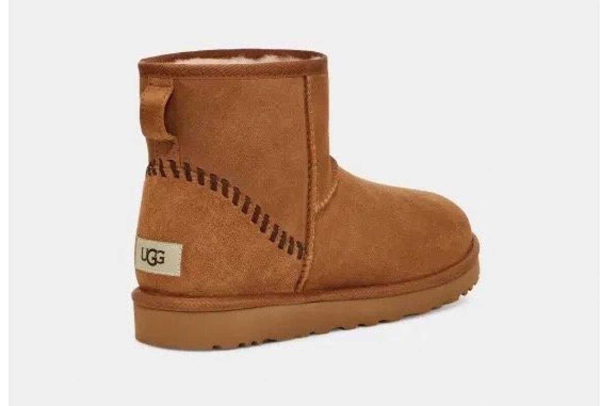 UGG Mens Classic Mini Deco Suede Boot Коричневый — фото 3