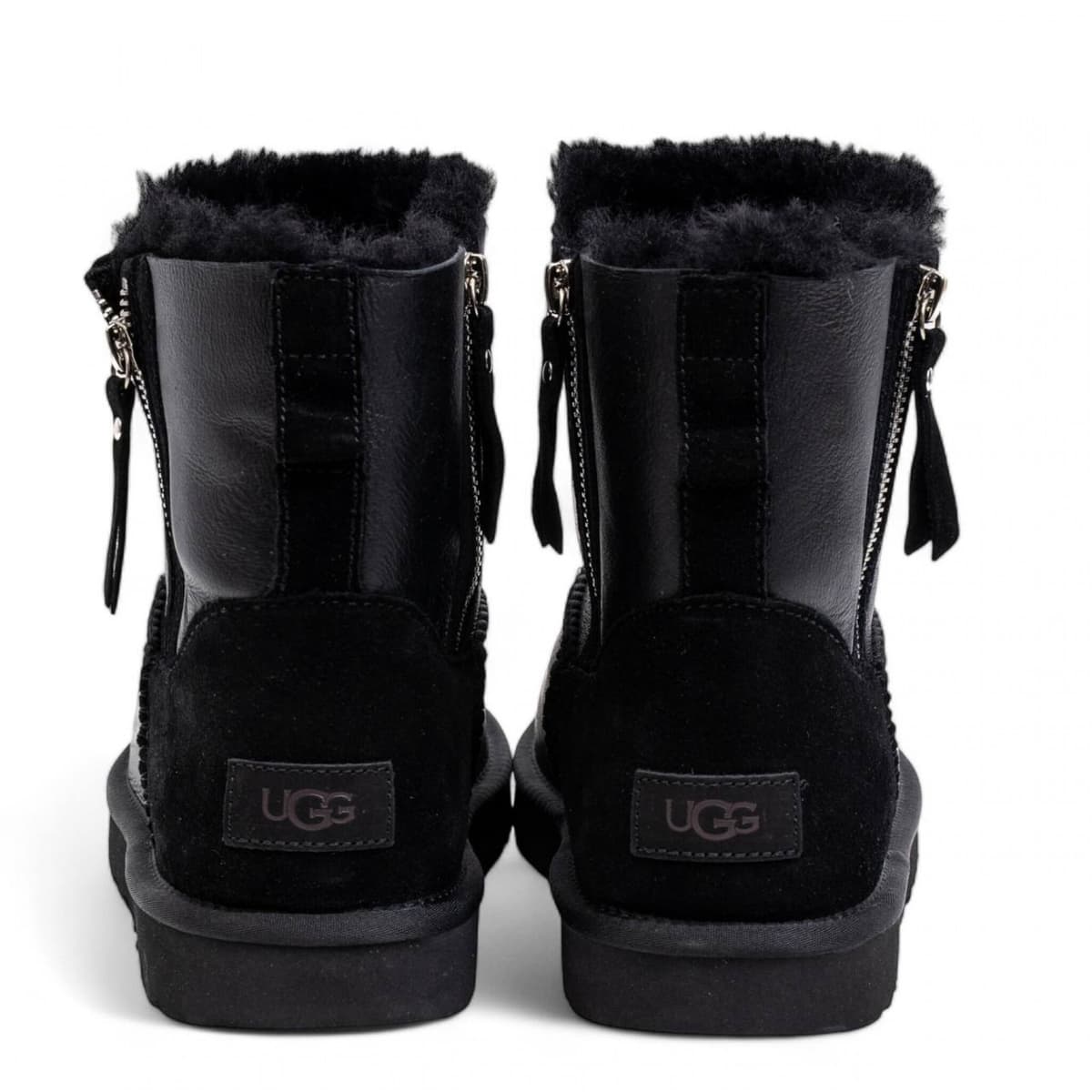 UGG Mens Classic Mini Double Zip Чёрный — фото 4
