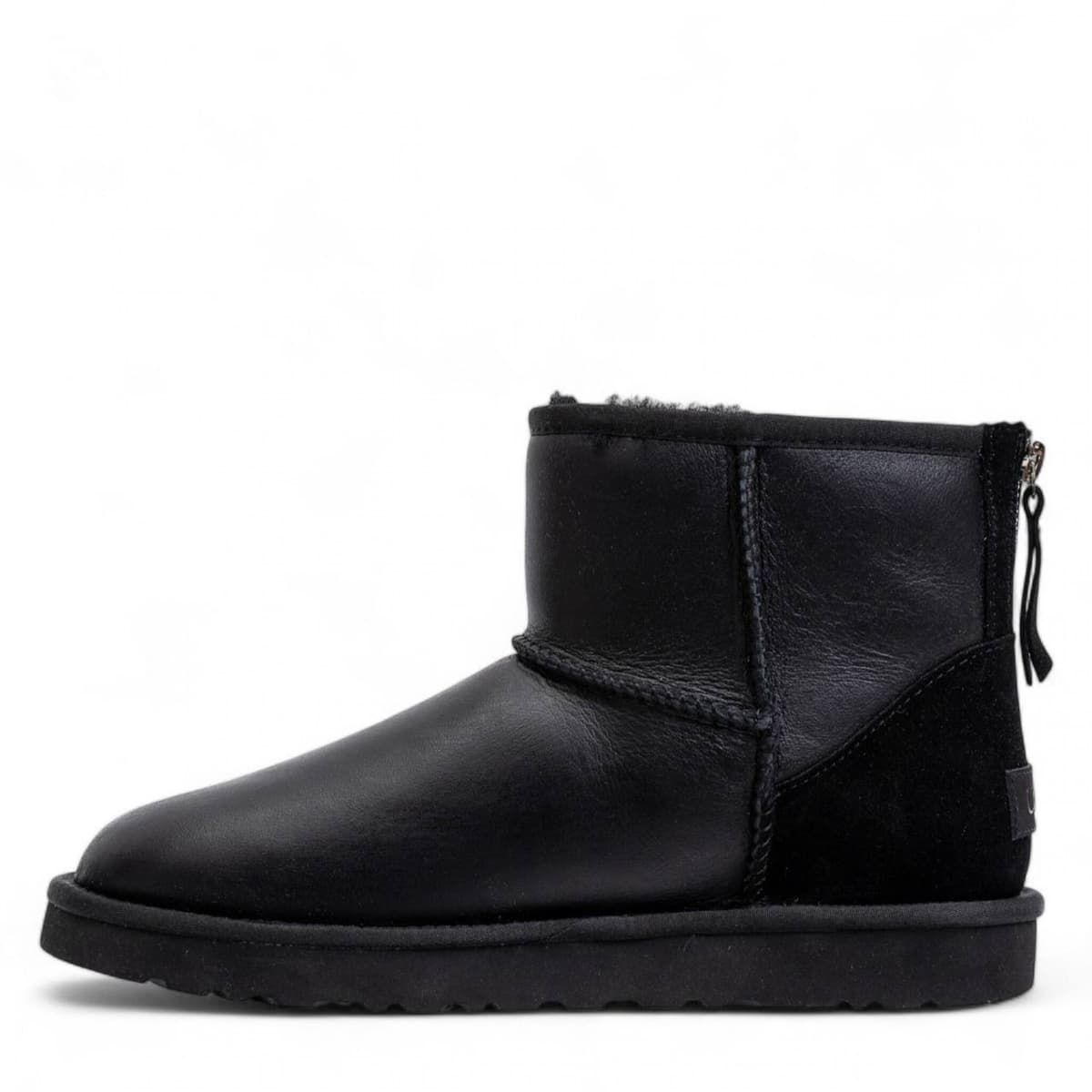 UGG Mens Classic Mini Zip Чёрный — фото 3