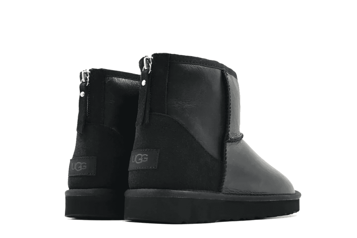UGG Mens Classic Mini Zip Чёрный — фото 2