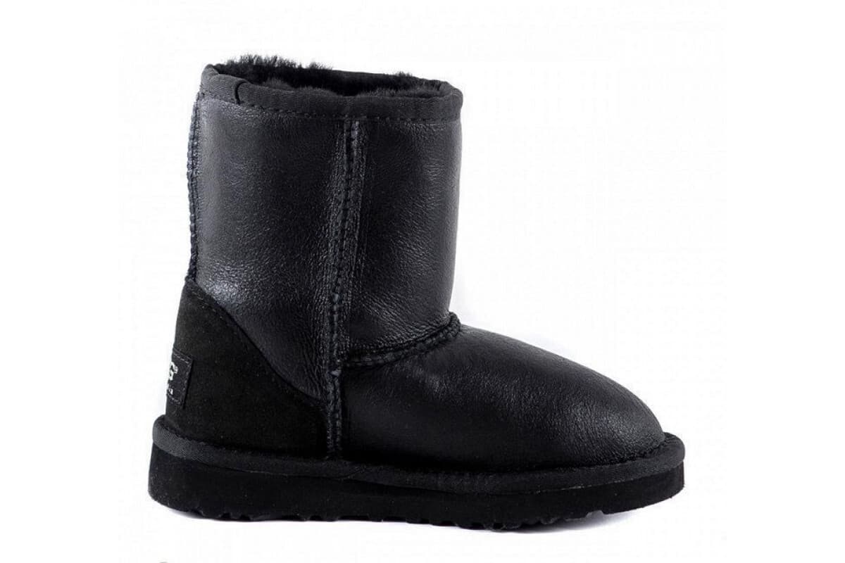 UGG Kids Classic Short Чёрный — фото 3