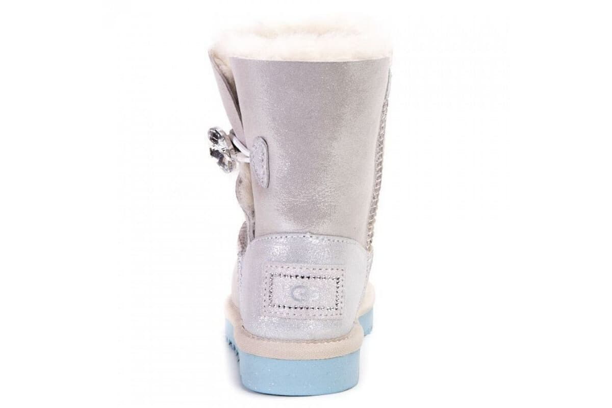 UGG Kids Bailey Button I Do Белый — фото 4