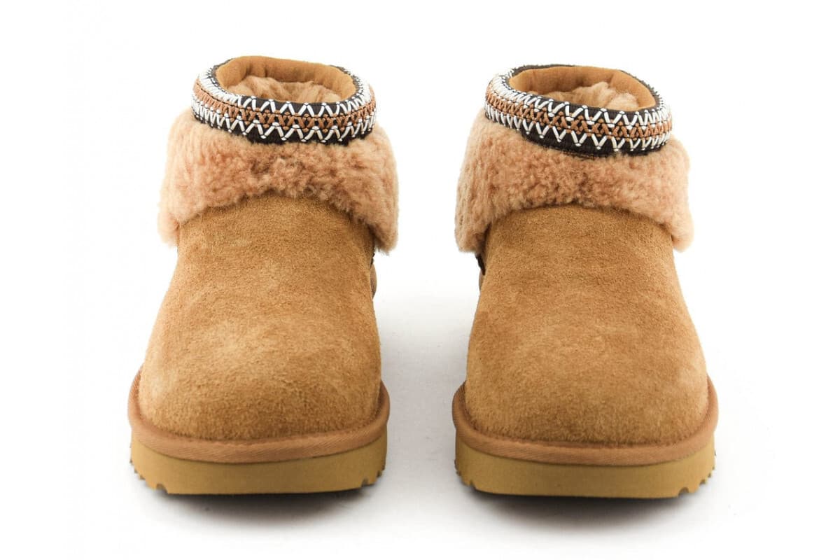 UGG Ultra Mini Lack Maxi Curly Boot Коричневый — фото 2