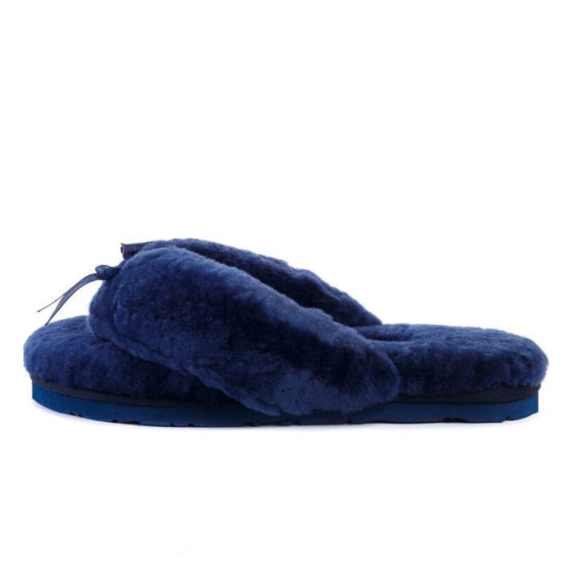 Ugg Fluff Flip Flop II Синий — фото 3