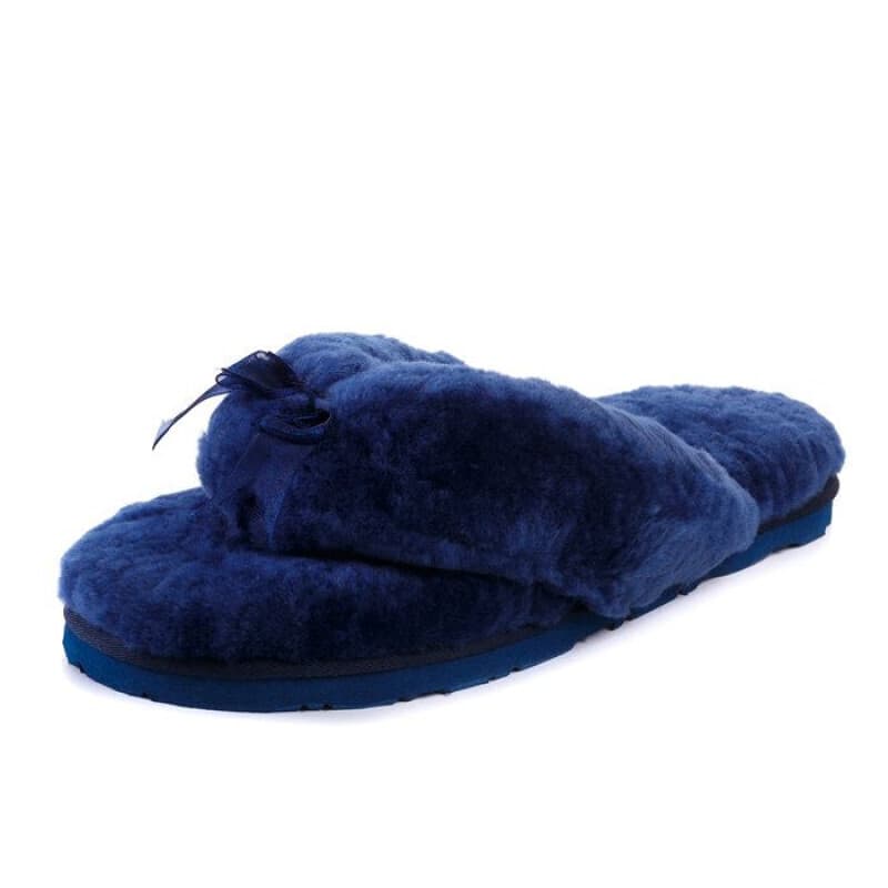 Ugg Fluff Flip Flop II Синий — фото 4