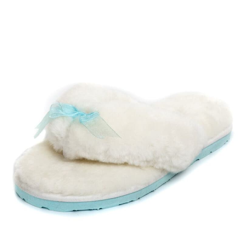 Ugg Fluff Flip Flop II Белый — фото 3