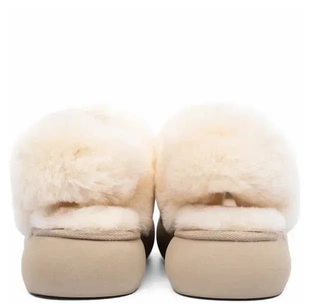 Ugg Slippers Disquette Бежевый — фото 5