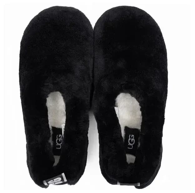 Ugg Hailey Fluff Slippers Чёрный — фото 2