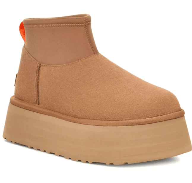 Ugg Classic Platform Dipper Mini Коричневый — фото 2