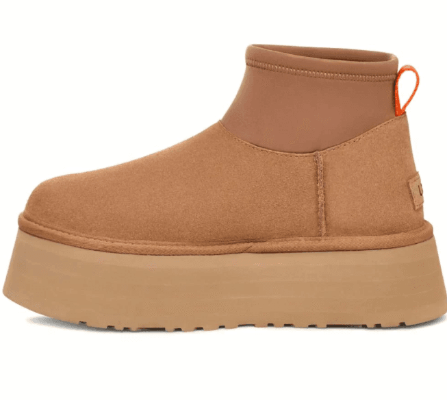 Ugg Classic Platform Dipper Mini Коричневый — фото 4