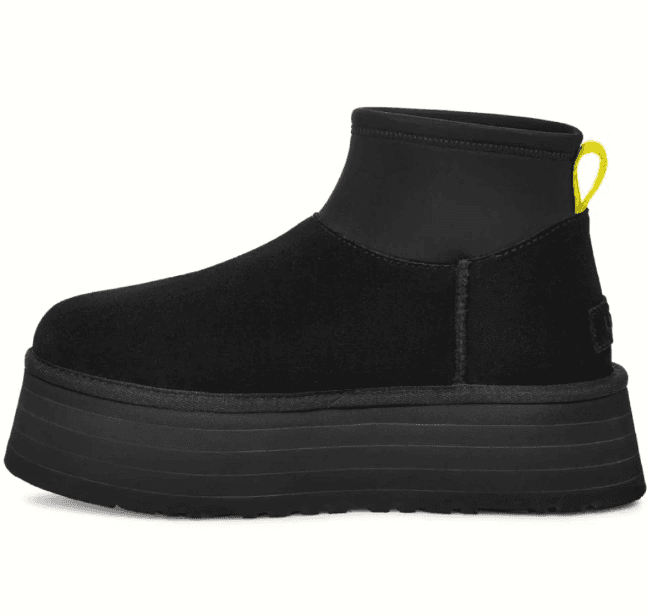 Ugg Classic Platform Dipper Mini Чёрный — фото 4