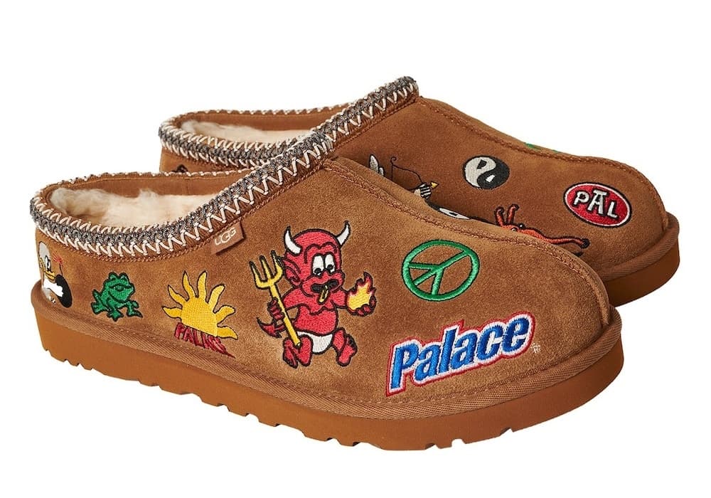 Ugg x Palace Tasman Slipper Коричневый — фото 7