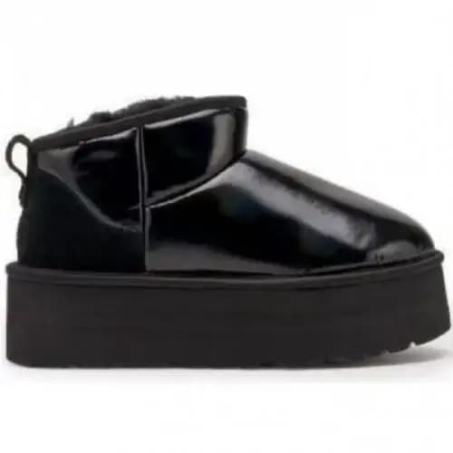 Ugg Classic Ultra Mini Platform High Shine Чёрный — фото 1